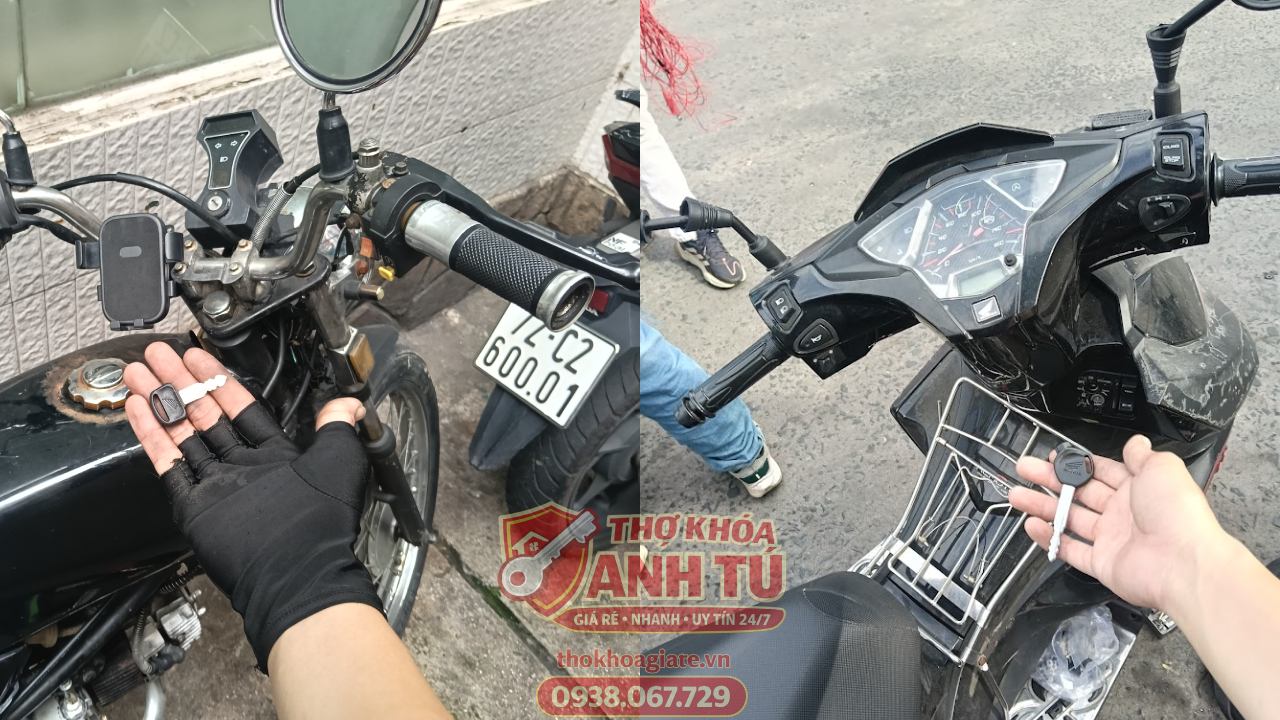 Dịch vụ xử lý mất chìa cơ xe máy uy tín TP.HCM