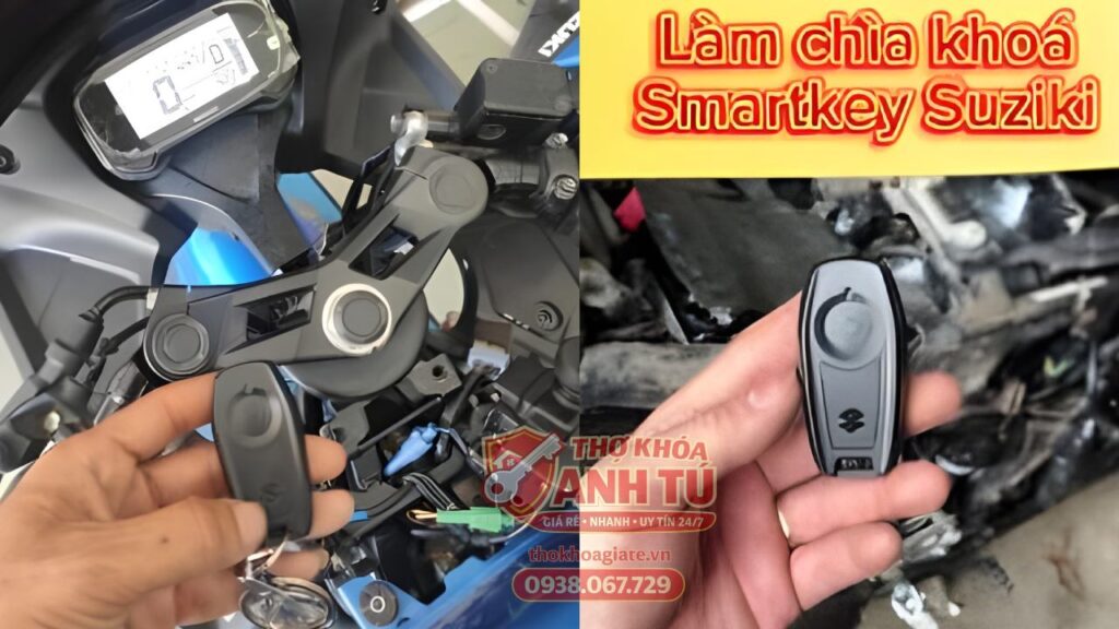 Dịch vụ làm chìa smartkey Suzuki uy tín TP.HCM