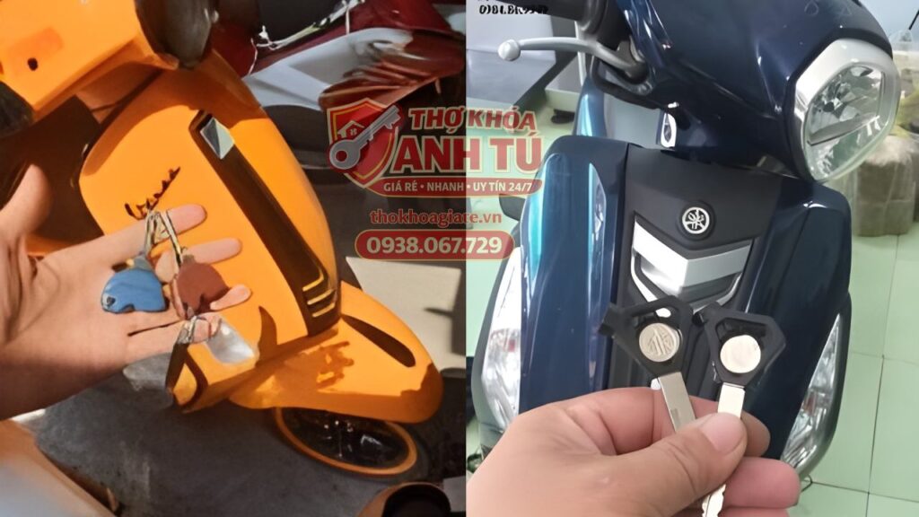 Mất hết chìa cơ xe máy – thợ tới tận nơi tại TP.HCM