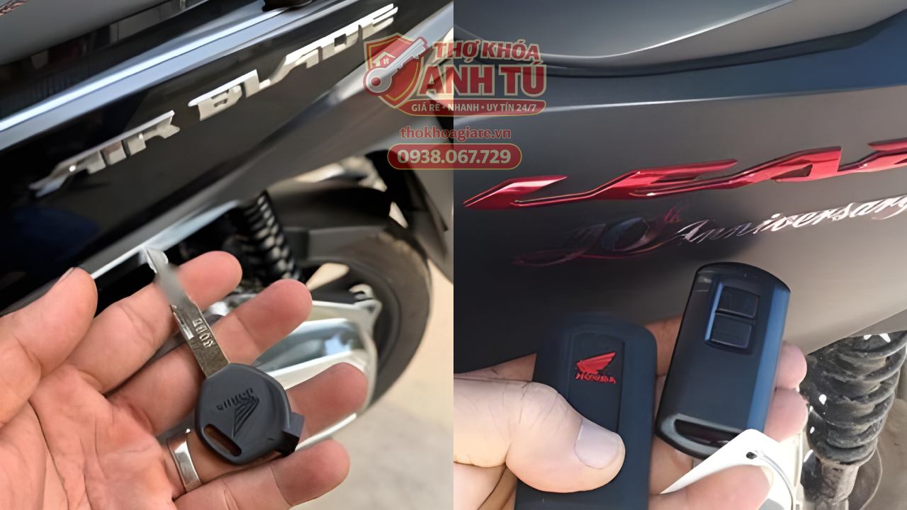 Làm chìa khóa xe máy khi mất hết chìa Quận 10