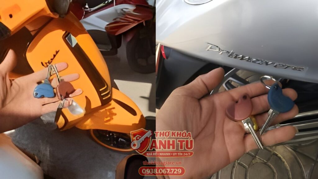 Dịch vụ làm chìa khóa xe máy tận nơi Bình Thạnh