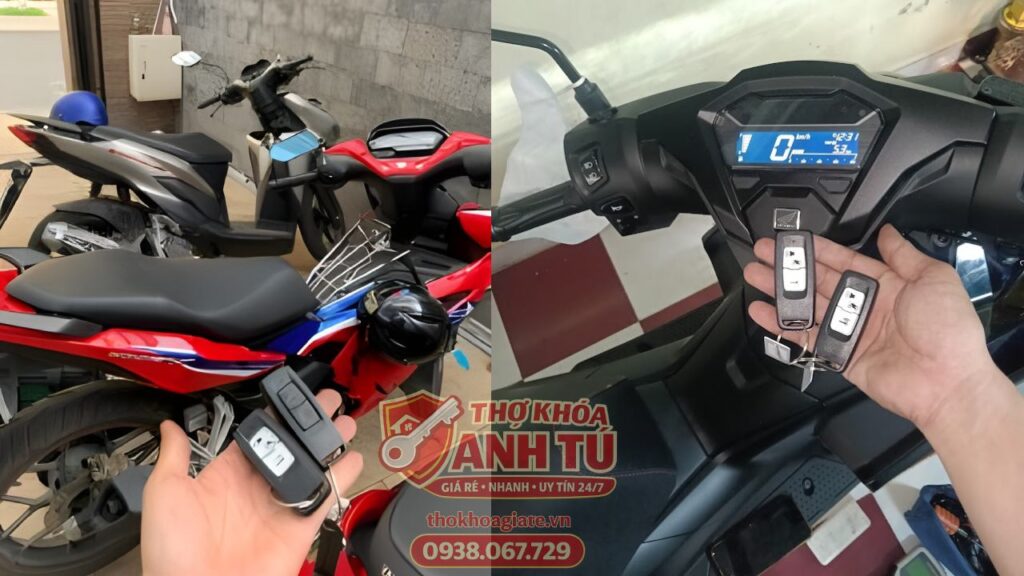 Làm chìa smartkey Honda tại nhà, không cần mang xe đi