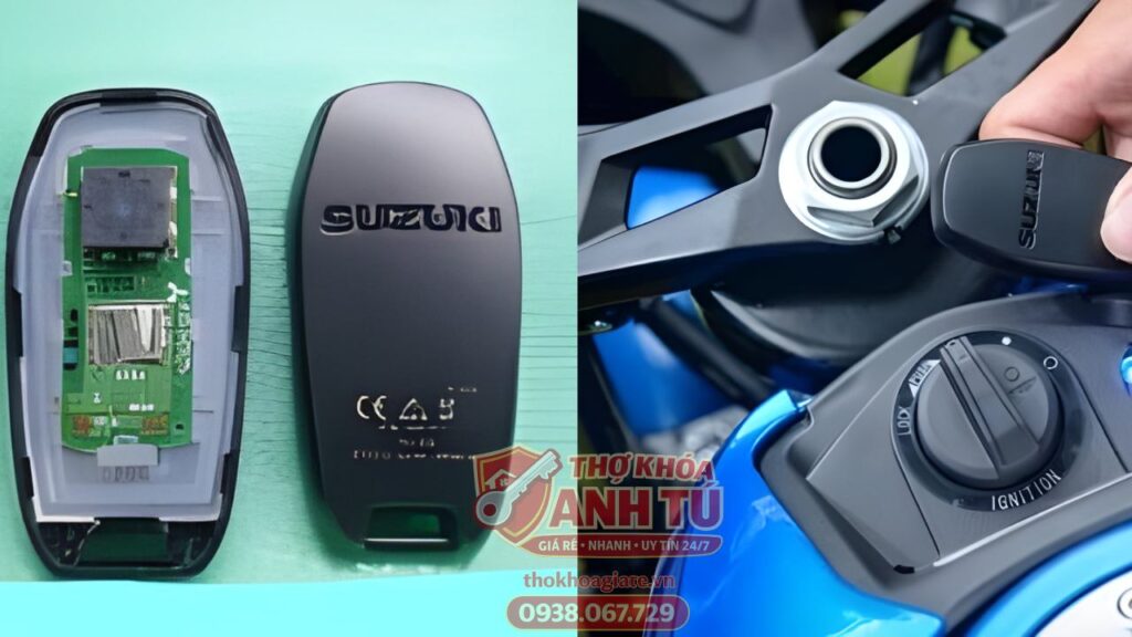 Làm chìa smartkey Suzuki tại nhà, không cần mang xe đi
