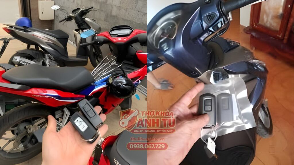 Làm chìa smartkey xe máy giá rẻ tại Cần Giờ