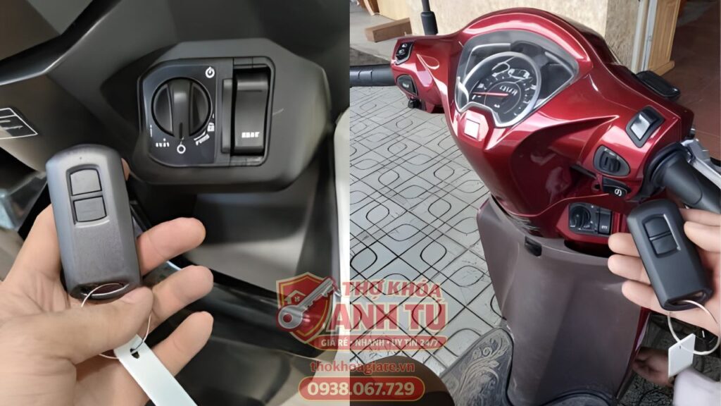 Làm chìa smartkey xe máy khi mất hết chìa gốc ở Quận 3