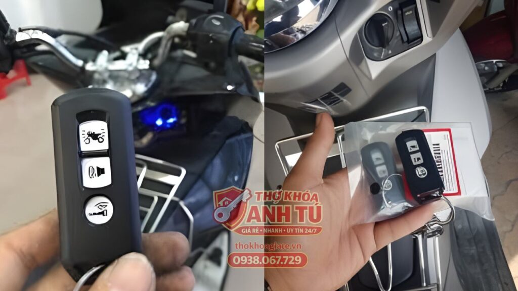 Làm chìa smartkey xe máy tại nhà, không cần mang xe đi ở Bình Chánh