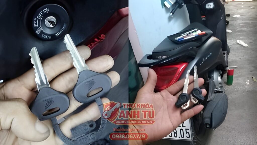 Làm chìa xe máy giá rẻ tại Quận 2