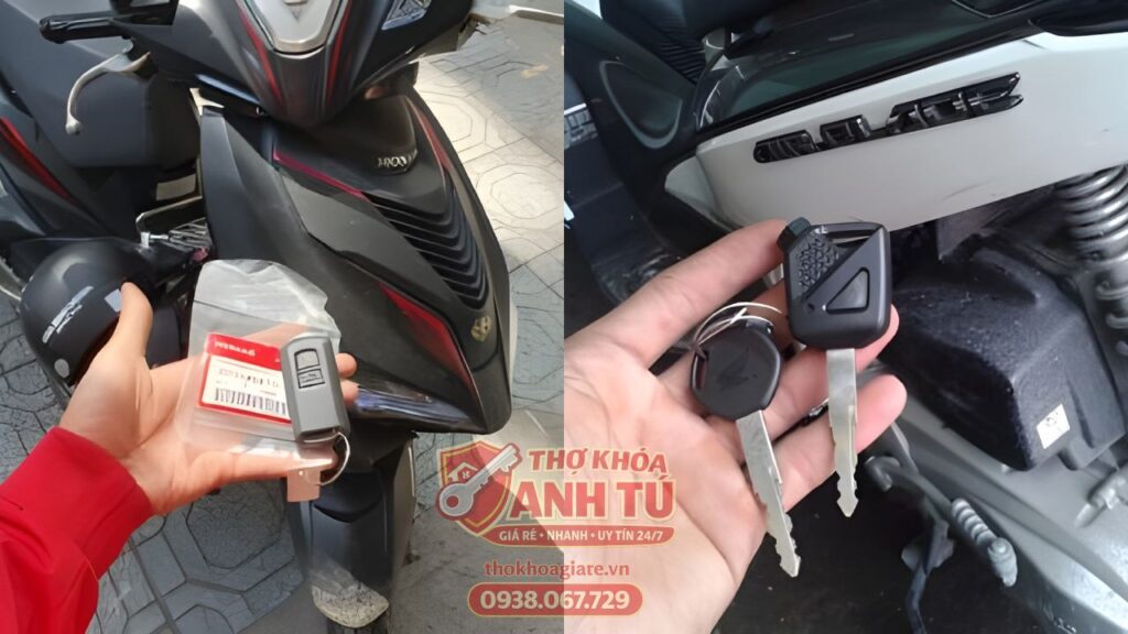 Làm chìa xe máy tại nhà, không cần mang xe đi