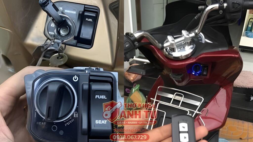 Làm thêm chìa smartkey xe máy tận nơi Quận 12