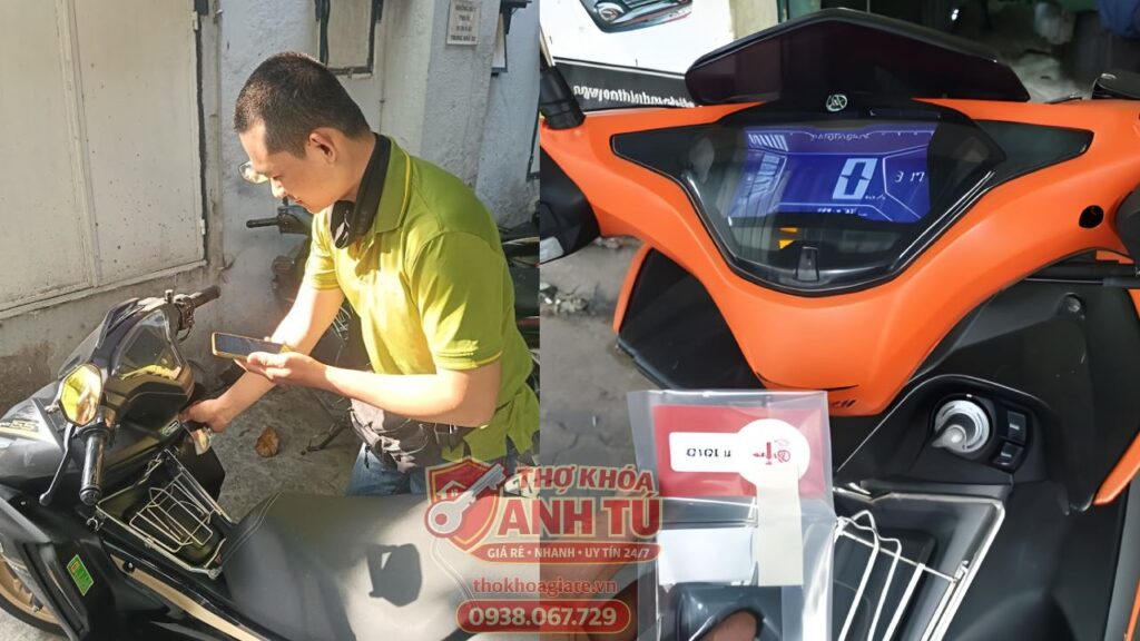 Làm thêm chìa smartkey Yamaha tận nơi TP.HCM