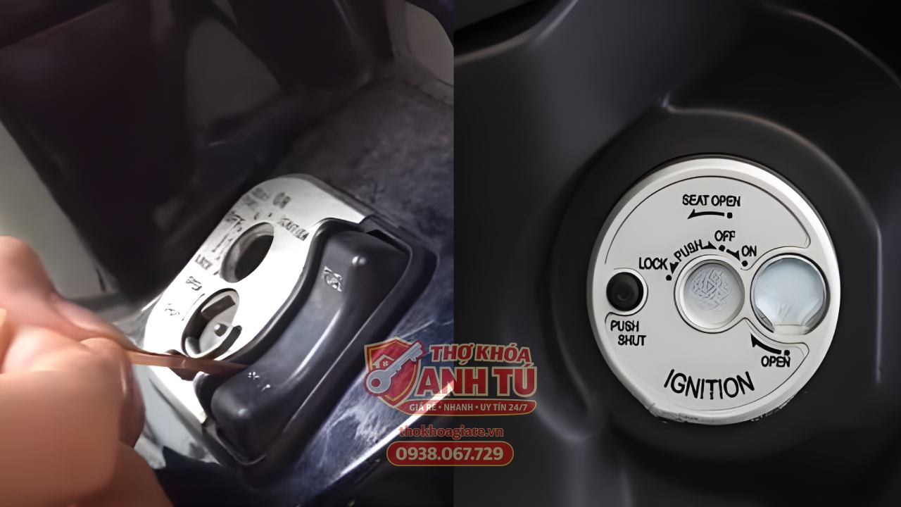 Dịch vụ mở nắp từ xe máy 24/7 tại TP.HCM