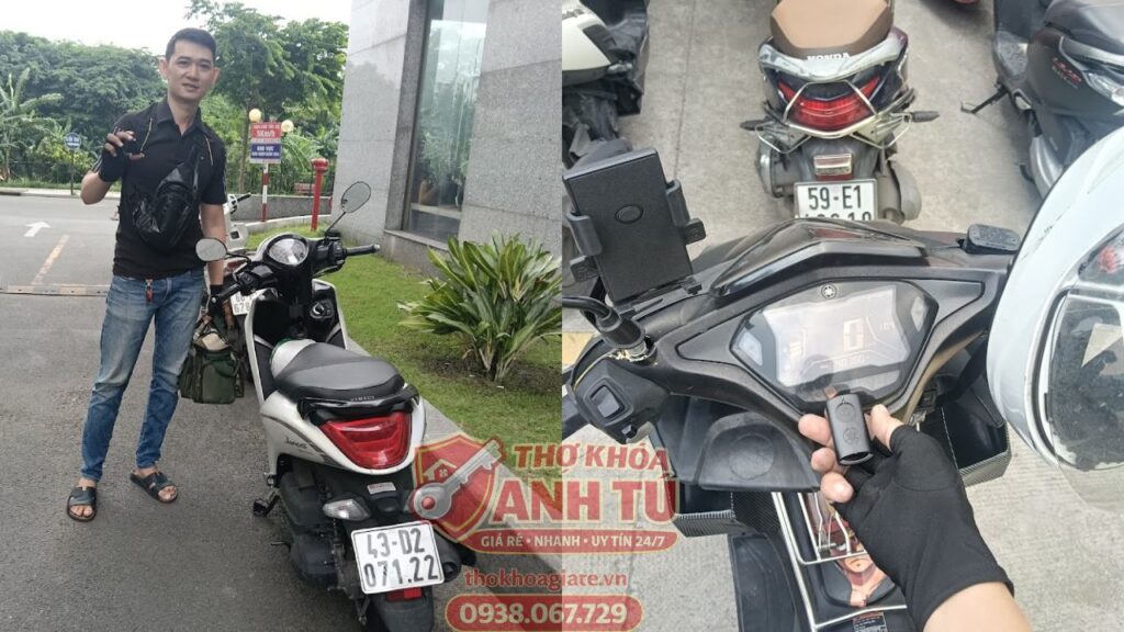 Thợ làm chìa smartkey xe máy chuyên nghiệp Bình Chánh