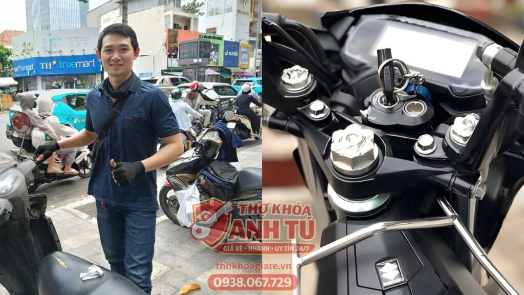 Thợ làm khóa xe máy mất hết chìa chuyên nghiệp tại TP.HCM