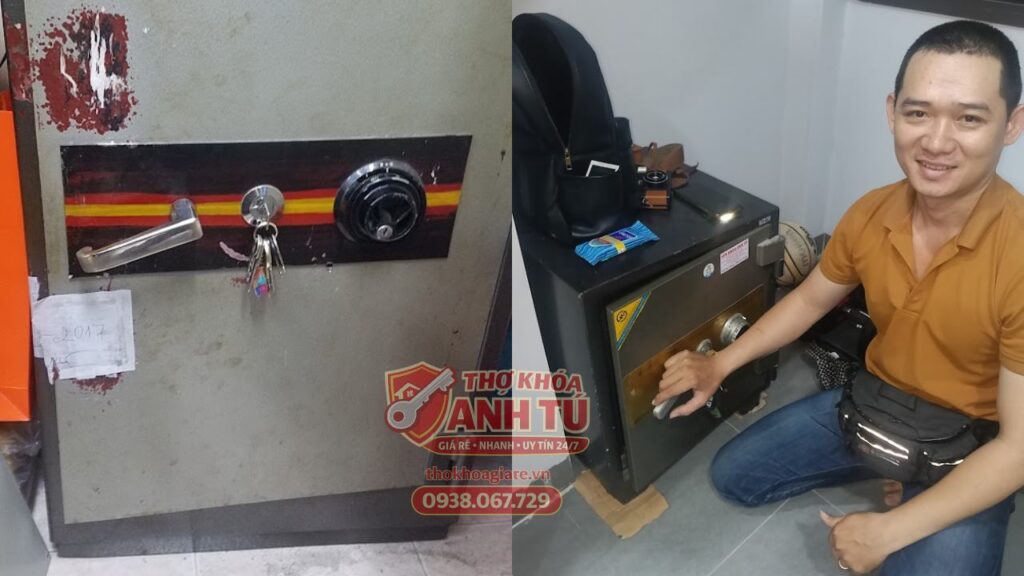 Mở két sắt công ty quên mã tại TP.HCM