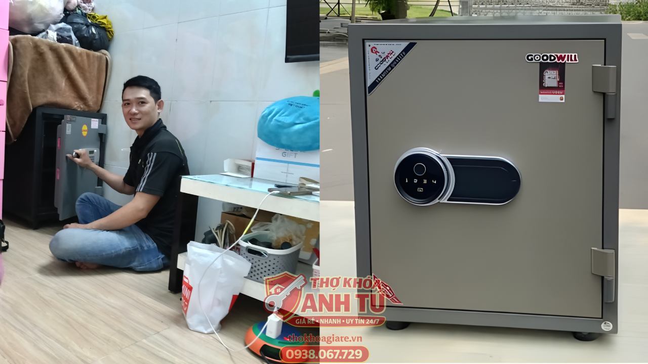 Mở két sắt Goodwill bị hết pin TP.HCM