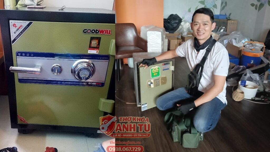 Mở két sắt Goodwill quên mã tại TP.HCM