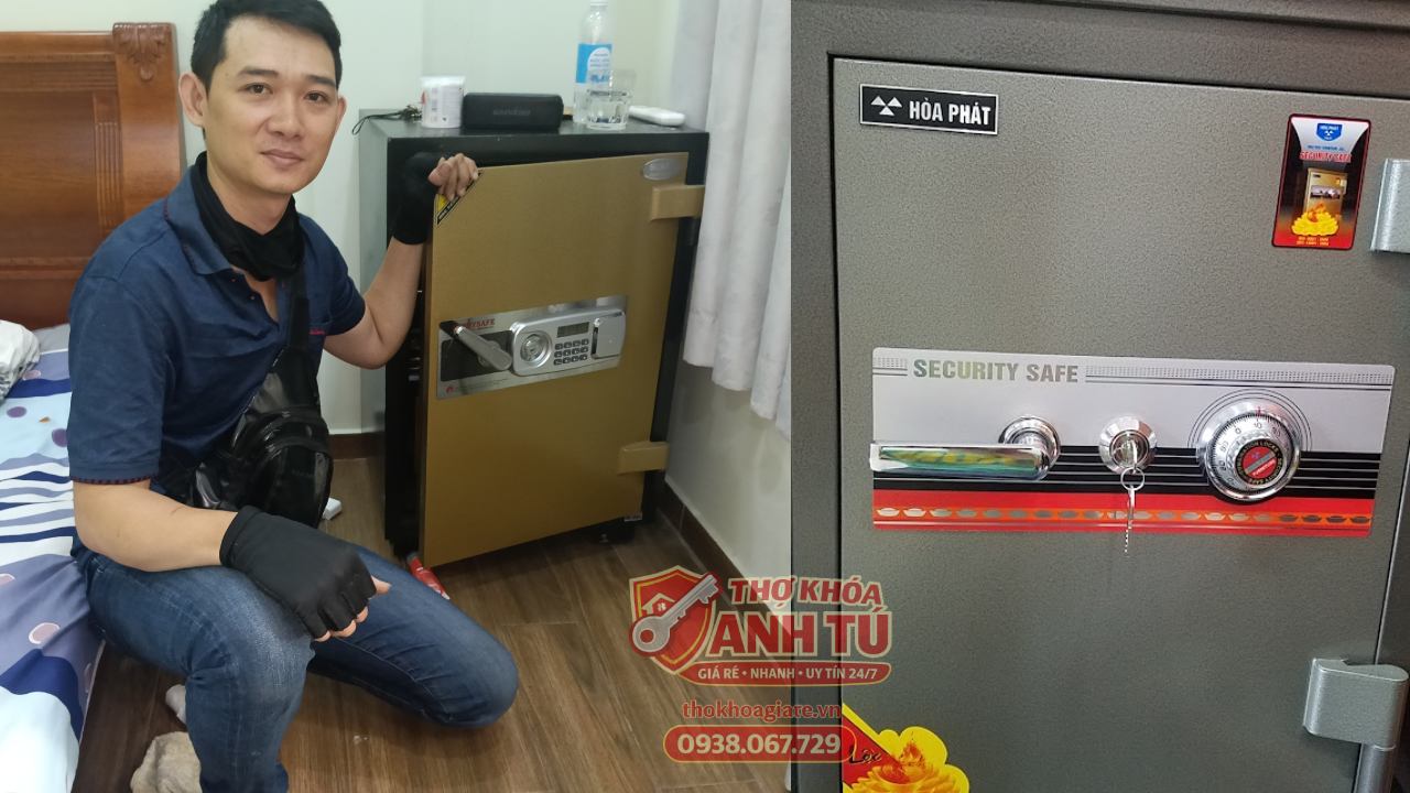 Xử lý két sắt Hòa Phát bị kẹt tại TP.HCM