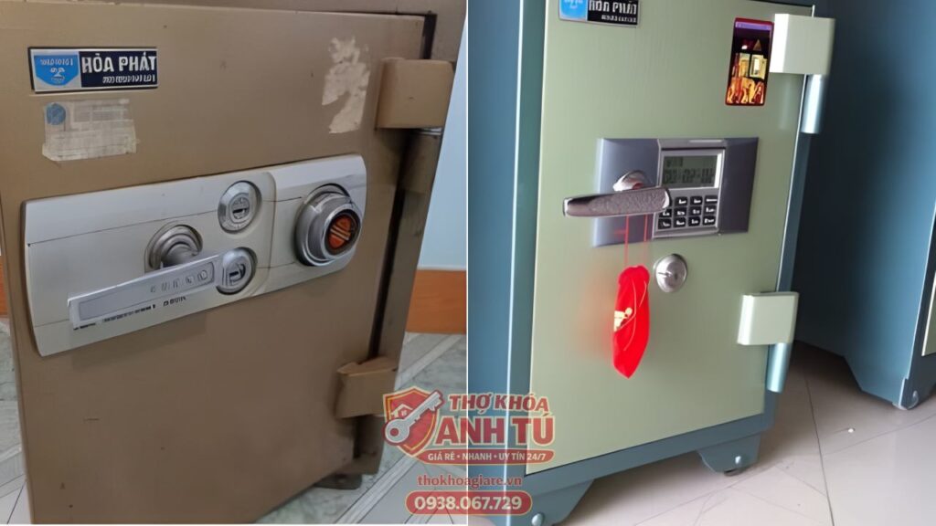 Mở két sắt Hòa Phát quên mã tại TP.HCM