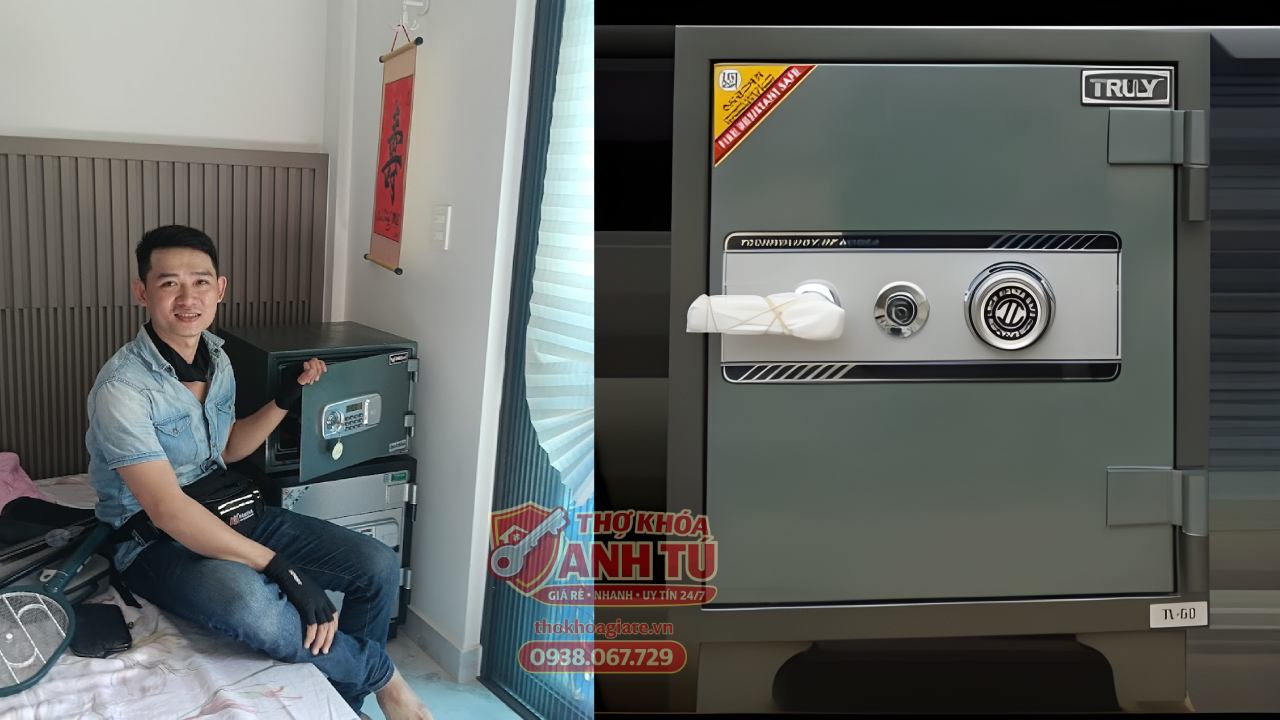 Xử lý két sắt Truly bị kẹt tại TP.HCM