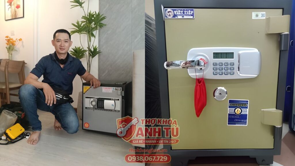 Mở két sắt Việt Tiệp bị hết pin TP.HCM