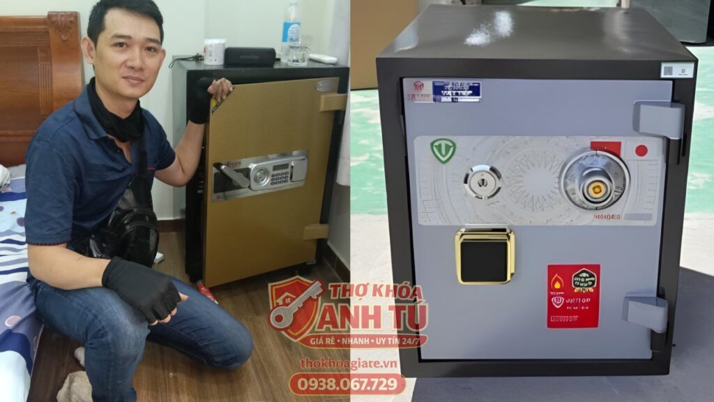 Mở két sắt Việt Tiệp quên mã tại TP.HCM