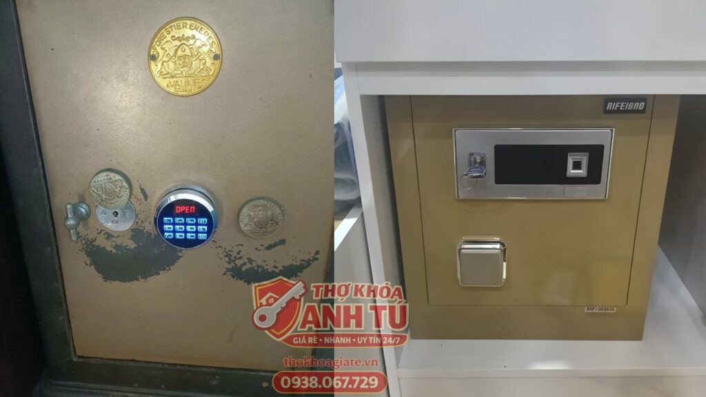 Thợ sửa két sắt vân tay tận nơi TP.HCM