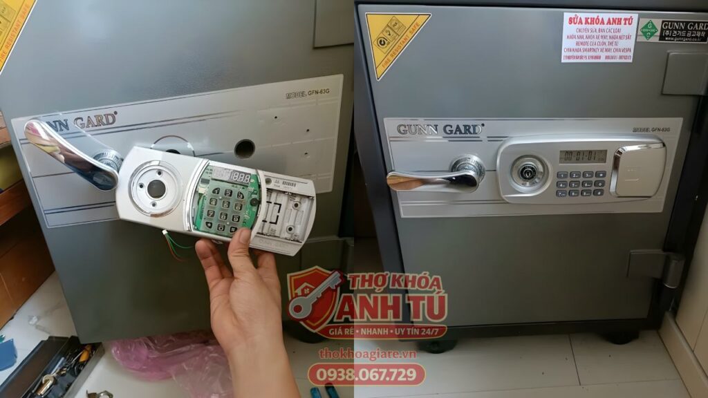 Nâng cấp thay khóa két sắt mới tại TP.HCM