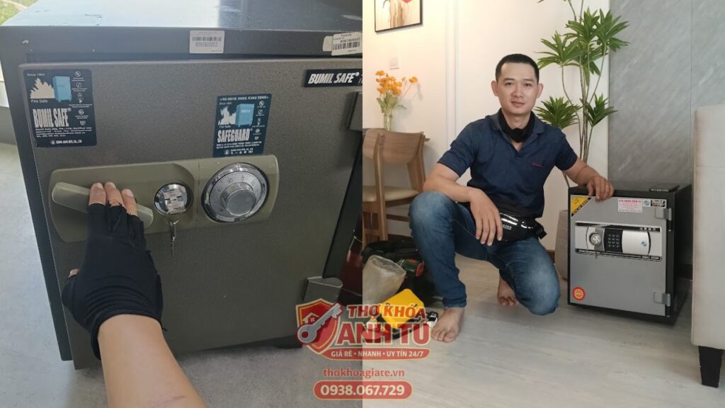 Dịch vụ thay khóa két sắt tận nhà TP.HCM