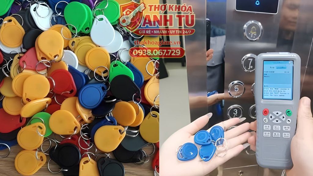 Bộ nhiều thẻ từ của một gia đình sau khi làm thêm